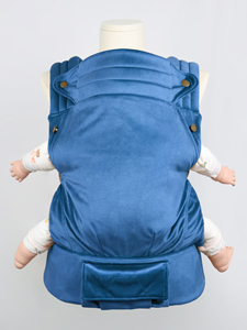 Ergonomic trẻ sơ sinh bọc tàu sân bay thoải mái em bé mang theo với vải nhung mềm điều chỉnh dây đai & túi thuận tiện - Product Image 4