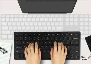 Office <strong>Keyboard</strong> OEM Cheap Abs Aluminium Slim Portable 2.4G <strong>White</strong> <strong>Colored</strong> Wireless <strong>Computer</strong> Gaming <strong>Keyboard</strong> <strong>and</strong> <strong>Mouse</strong> for iMac - Product Image 2