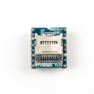 Мини SD-карта MP3 звуковой модуль PIC для Arduino WTV020-SD-16P Совместимые Аудио и голосовые модули управления - Product Image 6