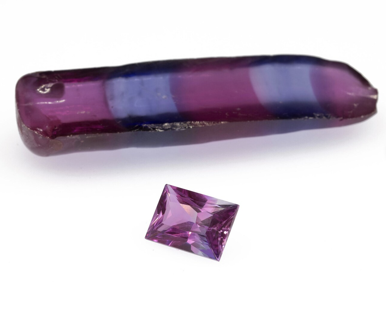 Bi couleur (violet et bleu)