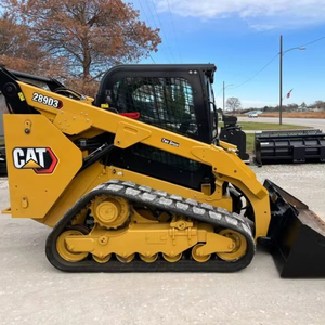 CAT 287C2トラックミニスキッドステアローダーディーゼルエンジン付きCE承認高効率ミニスキッドステアローダーとアタッチメント