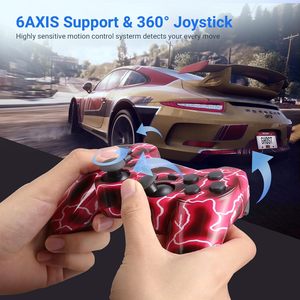 BT Pro Controller per PS3 Controller Wireless compatibile con Playstation 3 doppio Shock sensore di movimento a distanza Gamepads - Product Image 5
