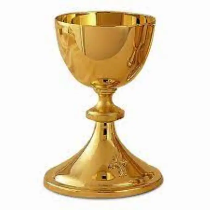 Copa individual Potiri de cáliz 500 ML Peso 1 lbs Cáliz Santa Comunión Altar Iglesia Ortodoxa Artículo Latón