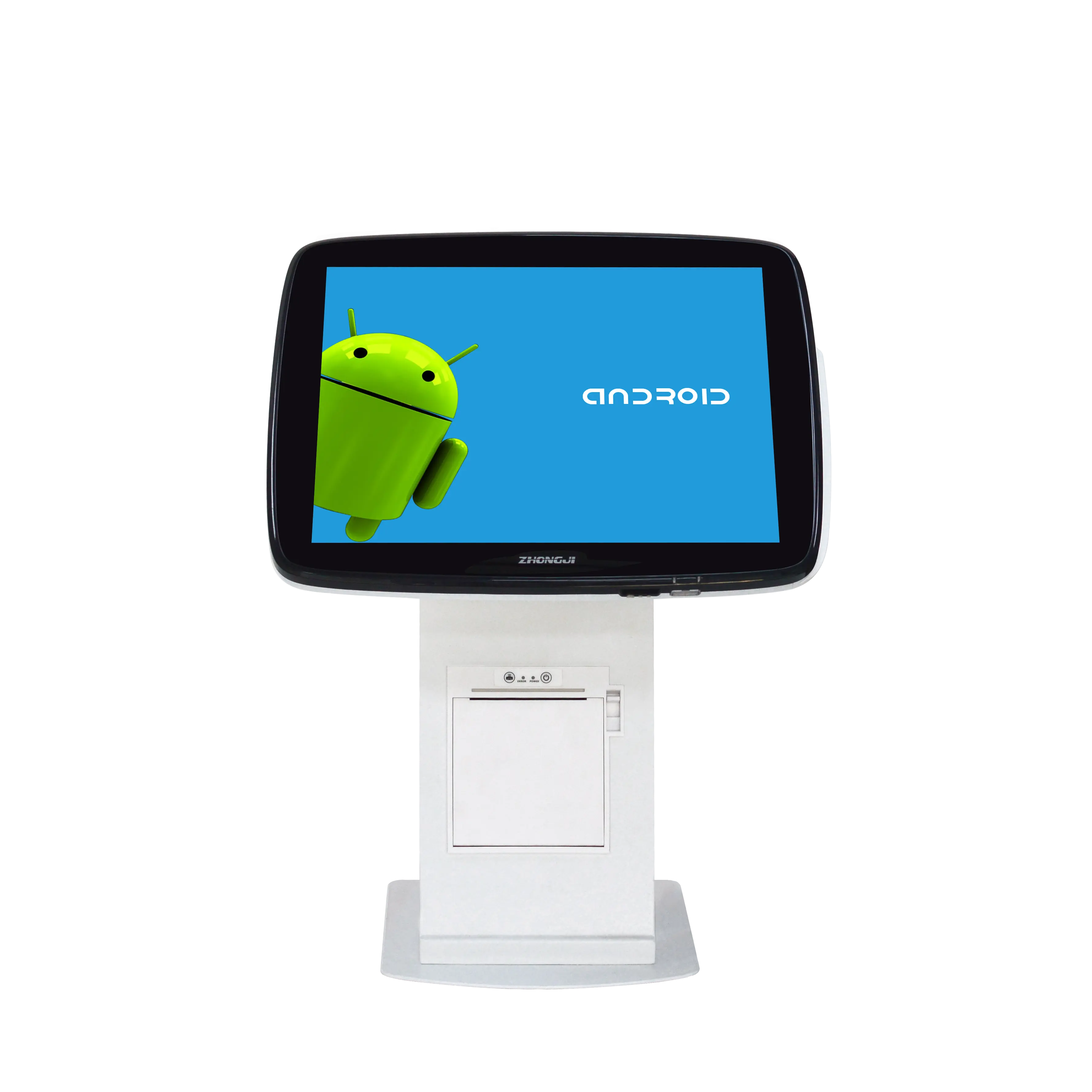 Zhongji Electronics Touch Billing Machine Tpv De Doble Pantalla Android Pantalla Tactil Punto De Venta Caisse Enregistreuse/