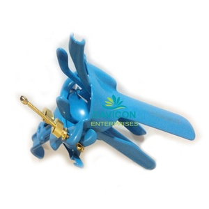 DAVICON BLUE COATED LLETZ LEEP PEDERSON VAGINAL SPECULUM FOUR BLADE LARGE GYNECOLOGY SURGICAL INSTRUMENTS - Product Image 3