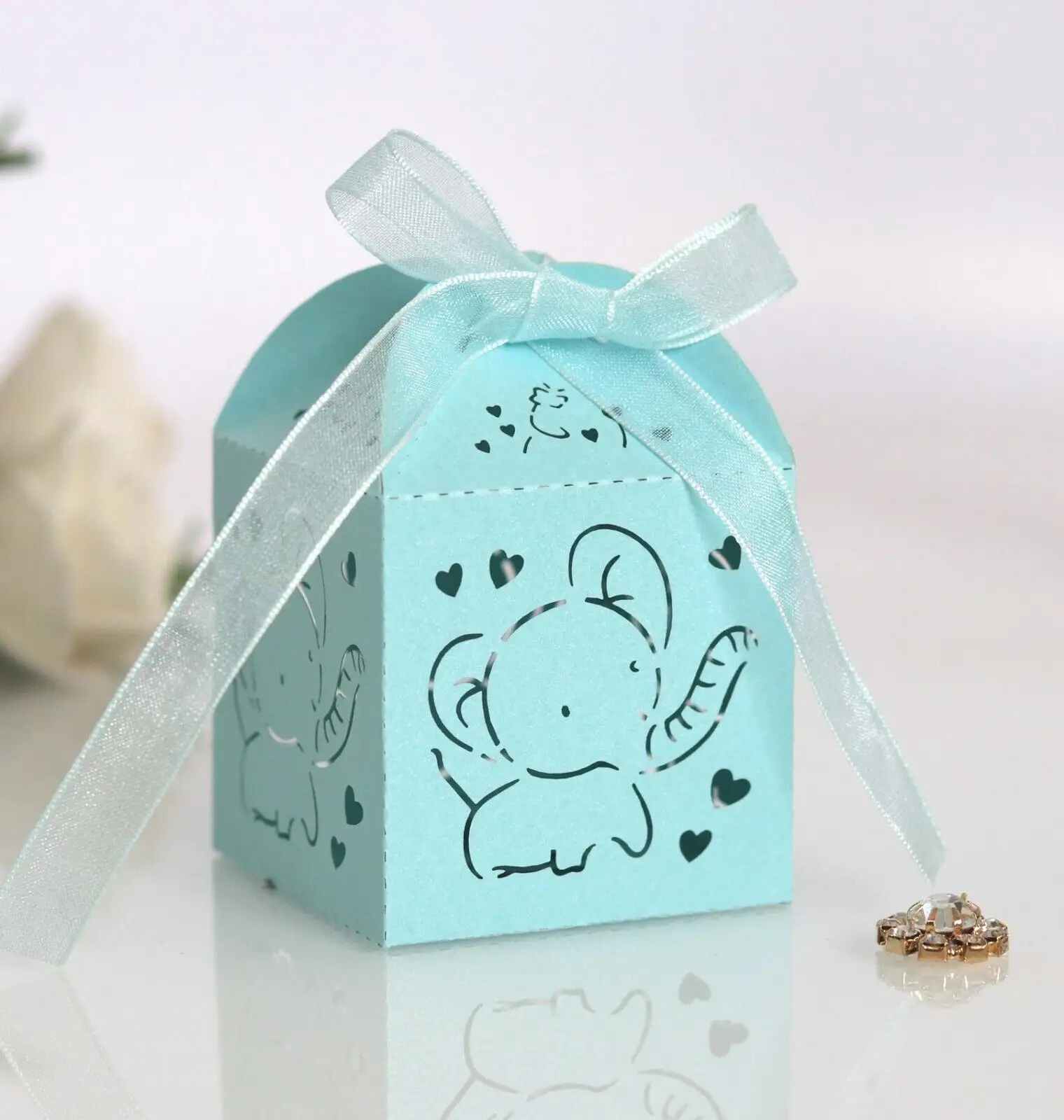 TRIHO TRb- 1058 Candy Box bomboniere per feste di compleanno Baby Shower regali scatole forniture per imballaggio