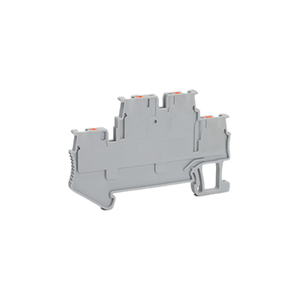 Bloque de terminales de doble capa 16A 500V Push-In RPTTB1.5 Carril DIN para aplicaciones automotrices y de resorte Hecho de PC y nailon - Product Image 4