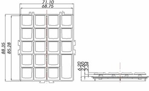 小型数字キーパッド数字パッドモジュールはさみスイッチ付き新しい産業用およびデスクトップ使用製品 - Product Image 2