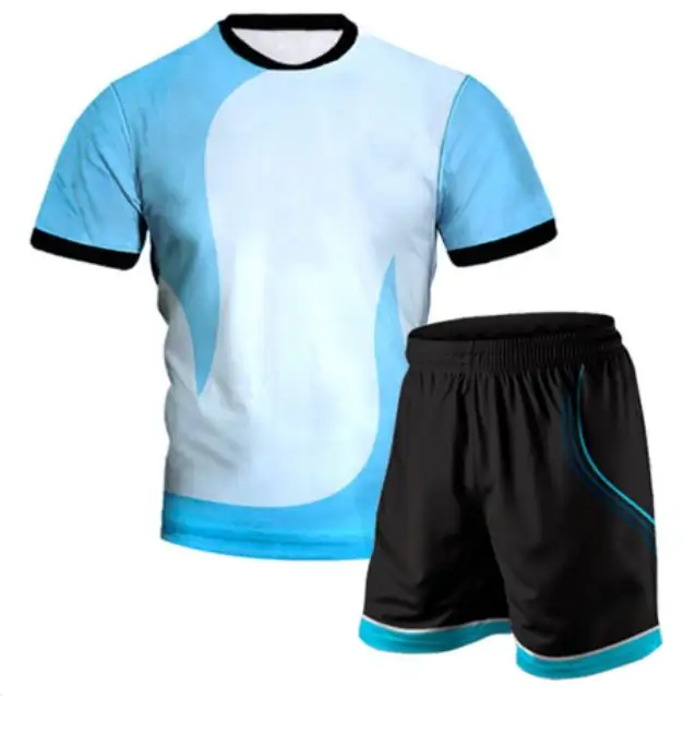 Conjunto de camisa de futebol, uniforme de futebol meninos