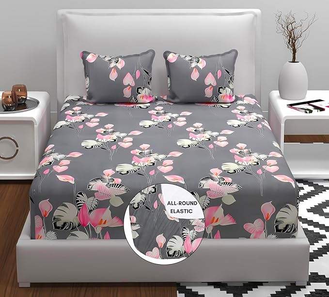 ดอกไม้สีชมพูเทา