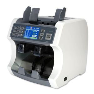 Máquina clasificadora de notas S210 doble CIS UV MG IR con 1 + 1 bolsillos máquina de alta tecnología de detección de notas forjadas con impresora incorporada - Product Image 2