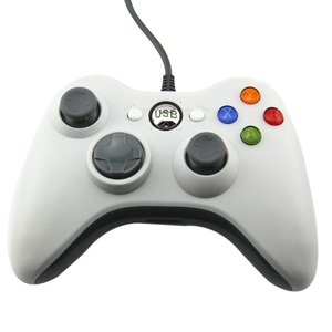 HONSON USB kablolu titreşim Gamepad için PC denetleyicisi için Windows 7 / 8 / 10 değil Xbox 360 için yüksek kalite ile * beyaz - Product Image 2