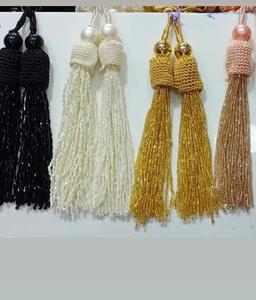 אופנה אישית אורך tassel שוליים לבגדים ותכשיטים קישוט רקומים טכניקות ארובות חרוזים פאייטים