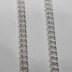 925 Sterling Silver Excellent Quality Curved <strong>Chain</strong> For Men And Women Handmade Designer Trendy Classic Design - Product Image 5