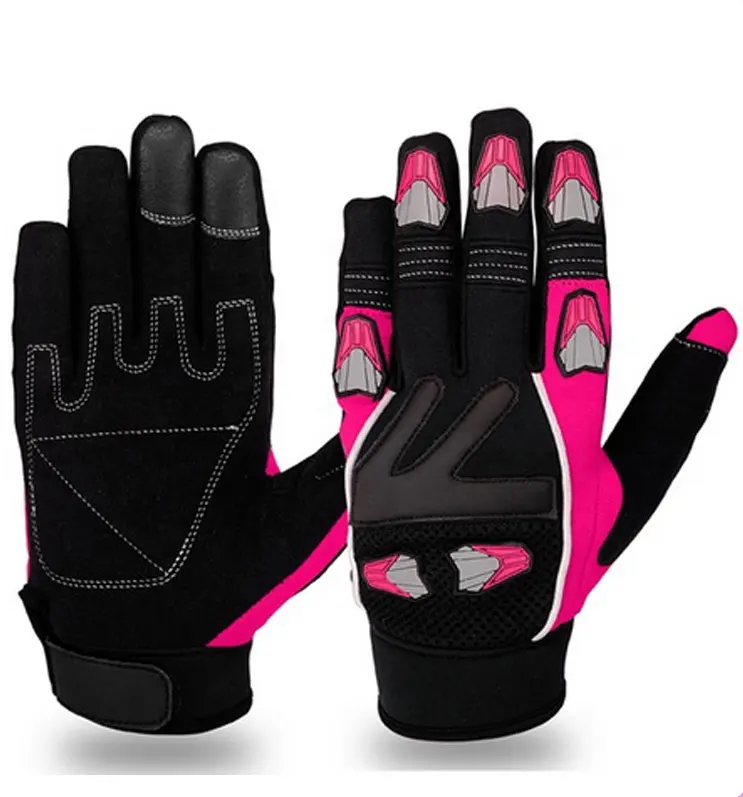 Motocross Racing Gloves Women Off-road MX MTB DH Mountain Bike Downhill Cycling Ladies Pink Gloves