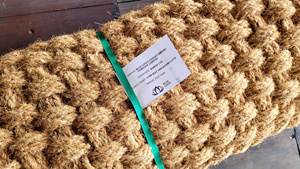 Hot Bán Màu Xanh Sen 2025 Búa Xơ Dừa Mat Sợi Dừa Bền Sàn Cửa Lối Vào Thảm Không Trượt EcoFriendly Nhà Vườn Ngoài Trời - Product Image 6