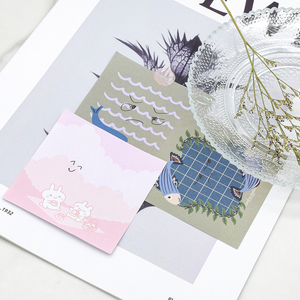 50 or 100 Sheets Personalized Grid Stationery Sticky Notepads A5 Daily Planner Custom Notepad <strong>with</strong> Name and Contact Info - Product Image 3