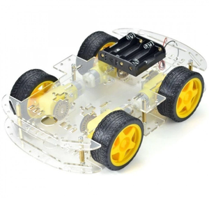 BOTと4つのDOT、4WD 2層スマートカーロボットシャーシキット。参照No.: BOT-TO-0001、学生向け教育玩具。