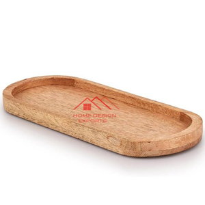 Latest Design Wholesale Hot Design Handmade Modern <strong>Pattern</strong> Round <strong>Wooden</strong> Serving <strong>Tray</strong> Handmade <strong>Wooden</strong> <strong>Tray</strong> at Wholesale Rate - Product Image 5