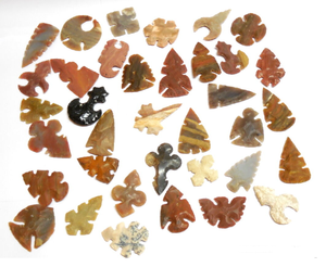 Độc đáo lạ mắt mã não đầu mũi tên Flint <span class=keywords><strong>knapping</strong></span> flaked notched tưởng tượng lưỡi Wicca Quà Tặng loại bỏ tiêu cực Tay Chạm Khắc mũi tên - Product Image 4