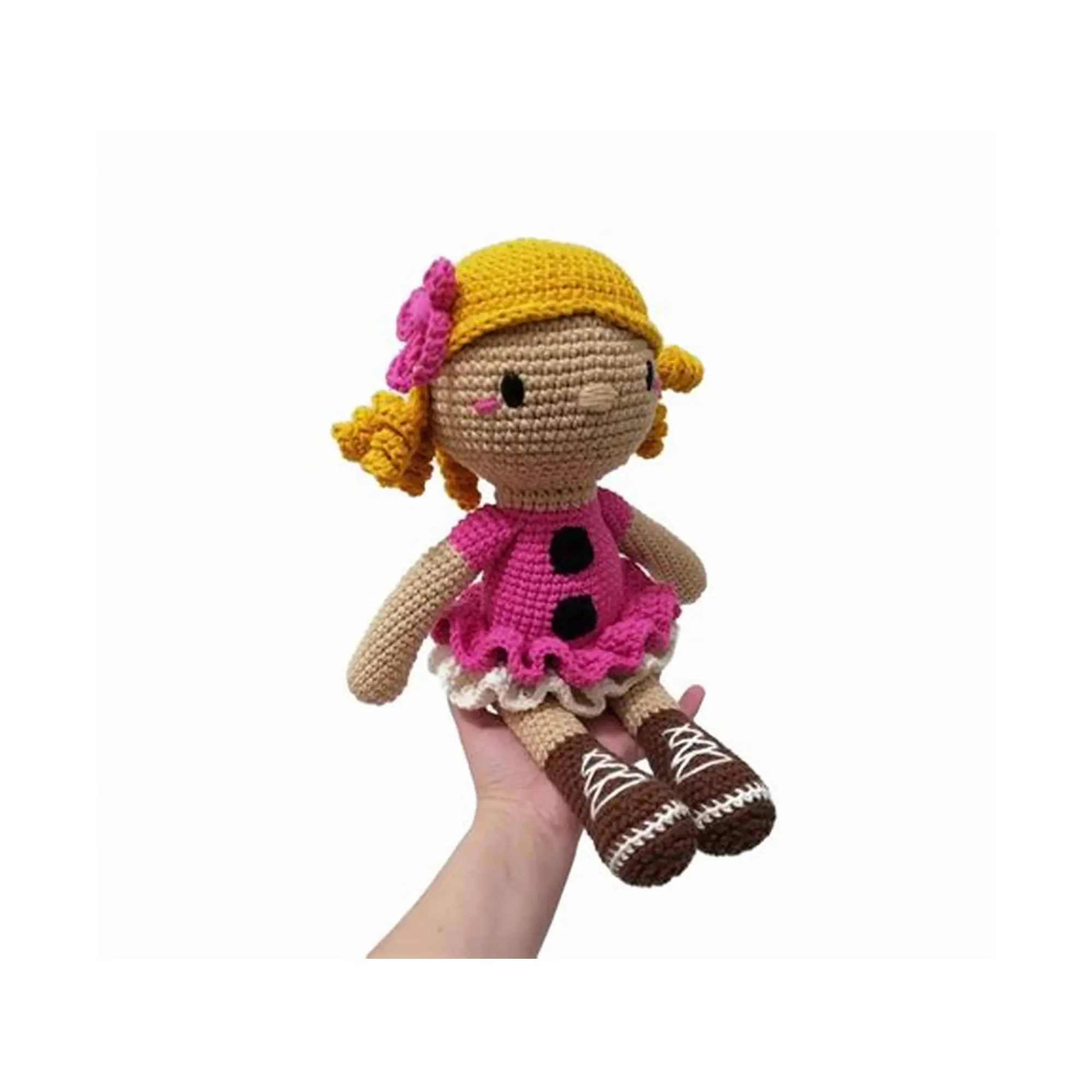 教育/装飾/輸出ギフトのための小さな女性のかぎ針編みのおもちゃ