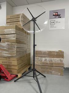 ホログラム広告ファン用ポータブル3DLEDホログラフィックファンフロアマウントブラケット三脚スタンドブラケット