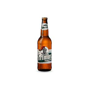 Orijinal Primus bira | 8 x 33cl şişe 5.2%. Güzel bir kafa ile açık bir açık sarı renkli bira. - Product Image 1