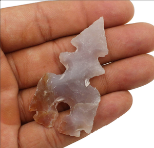 Độc đáo lạ mắt mã não đầu mũi tên Flint <span class=keywords><strong>knapping</strong></span> flaked notched tưởng tượng lưỡi Wicca Quà Tặng loại bỏ tiêu cực Tay Chạm Khắc mũi tên - Product Image 3