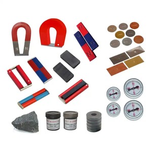 Magnetic Kit Hufeisen magnet aus Chromstahl mit Keramik ring magneten Alnico zylindrische Magnete