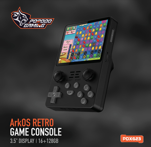 Porodo chơi <span class=keywords><strong>game</strong></span> cầm tay giao diện điều khiển với 64GB Linux hệ thống xách tay retro Arkos & 10000 trò chơi cổ điển IPS màn hình Wi-Fi thông tin liên lạc - Product Image 5