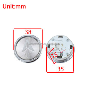 A4N33067 лифтовый Круглый кнопочный переключатель с брайлем - Product Image 6