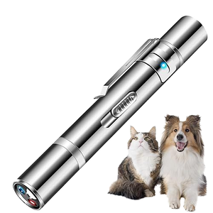 Qbellpet Großhandel <span class=keywords><strong>Cat</strong></span> Teasing Pen USB Wiederauf ladbare Red Dot Light Cats Trainings spielzeug Katzen-und Hunde-Infrarot-Indikators tift Spielzeug - Product Image 1