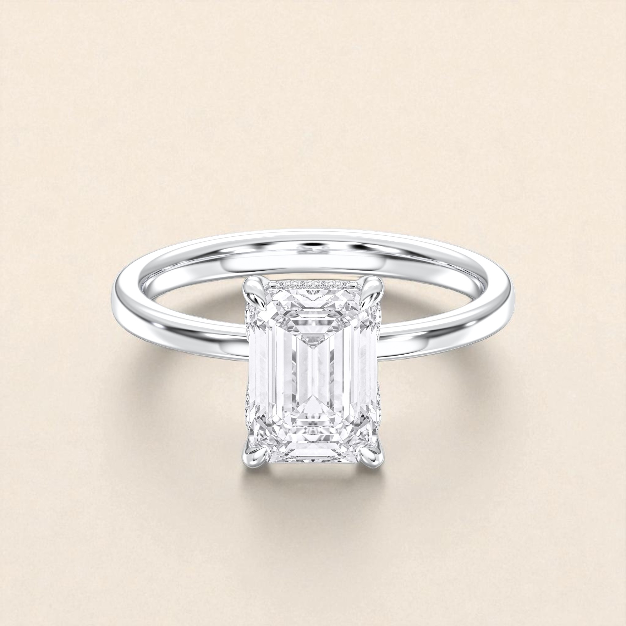 14K White Gold