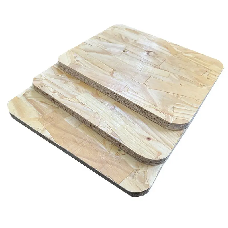 Commercio all'ingrosso osb board 9.5mm 11mm 15mm materiale osb impermeabile per la costruzione osb pannelli in legno 3/4 pollici