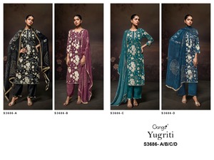 Yüksek kaliteli geleneksel hint Salwar Kameez baskılı Kurta ile Set ve en iyi fiyatlarla günlük ve parti giymek için alt eşleşen - Product Image 5