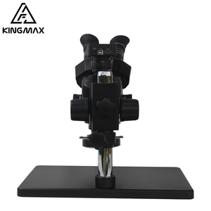 Microscopio Trinocular Digital KINGMAX 6X a 60X, Puerto USB, cámara electrónica, microscopio negro, pieza OEM 1:10, 100mm, 6-60X - Product Image 6