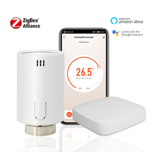 Zigbee termostato per il riscaldamento accurato del radiatore WiFi telecomando e Display LCD ABS e PC materiale per uso appartamento - Product Image 3