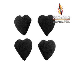 Hızlı aydınlatma Premium kalite hindistan cevizi kabuğu Nargile Nargile Shisha kalp şeklinde briketler kokusuz uzun ömürlü yanan - Product Image 1