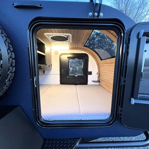 Modern 4x4 Mini gözyaşı Camper römorklar üzerinde en iyi fiyat duş özelliği ile stokta kamp ve seyahat için hızlı teslimat - Product Image 6