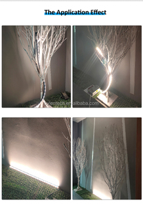 LED สีดำเซินเจิ้นซิลิโคน90 80 DC 24V Inbylen ที่กำหนดเอง24led 24W เครื่องซักผ้าฝาผนังกันน้ำ Rgbw เครื่องซักผ้าผนังเชิงเส้นสำหรับโครงการ - Product Image 3