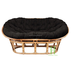 Rahatlatıcı Modern Rattan Papasan sandalye doğal Papasan 2 koltuk çeşitli renk ve tasarım el yapımı Vietnam fabrika - Product Image 1