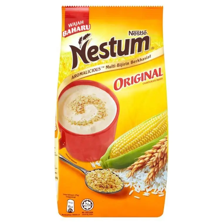 Prix de vente chaud de Nestlé Nestum 3 dans 1 boisson instantanée de lait de céréale-riz brun en quantité en vrac