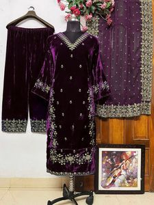 Tasarımcı hint pakistan TOP-PLAZZO SET Bollywood elbise parti aşınma takım elbise düğün - Product Image 2