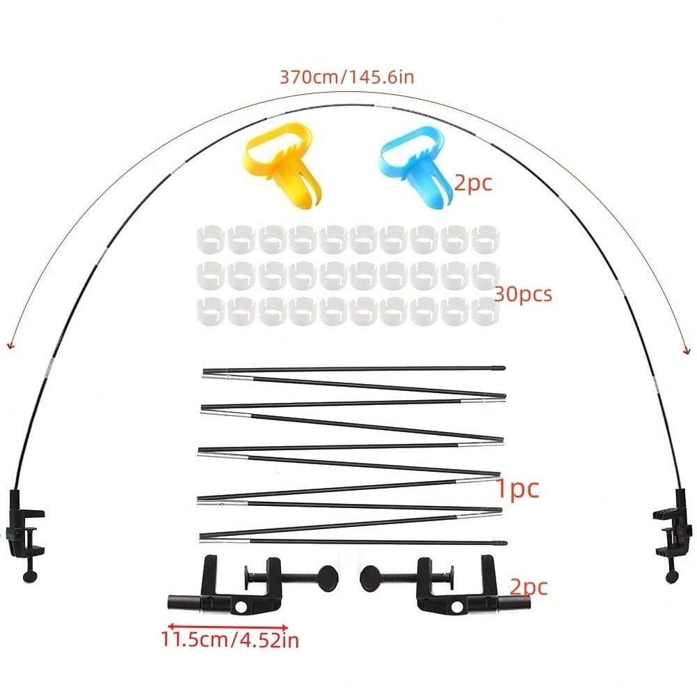 Set da tavolo "Arch" tutto nero - Pasto/Opzione