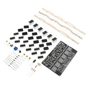 Kit orologio fai da te DC4.5V-5.5V a 6 cifre Display automatico del tempo fai da te sveglia Kit di allenamento per studenti e diyer