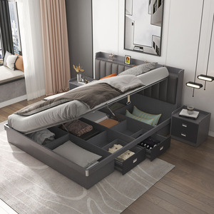 LECCE อิตาลีเตียงคิงไซส์ที่มีการจัดเก็บ - Product Image 4