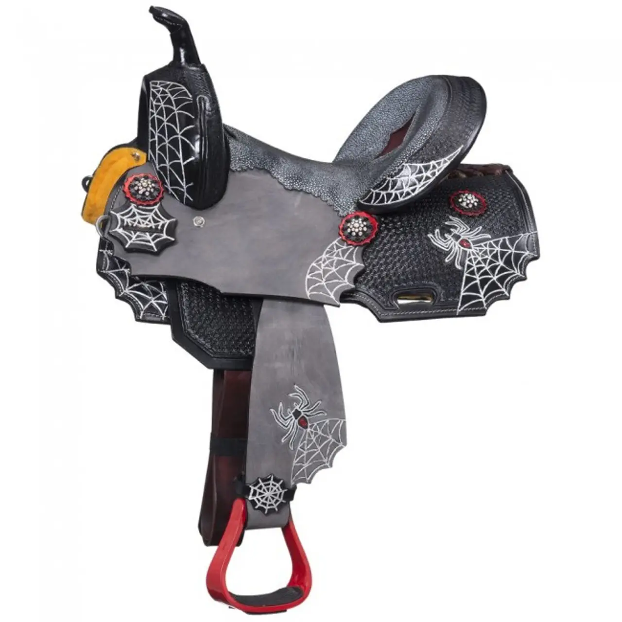 MONTURA DE CABALLO VENTA CALIENTE PURO 200% CUERO INDIO GENUINO MONTURA OCCIDENTAL SILLA DE ARAÑA DISEÑO PERSONALIZADO AL PRECIO MÁS BARATO