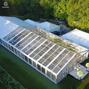 Luxe Clear Top Glazen Locaties Witte Amerikaanse Bruiloft Grote Heldere Overspanning Structuur Tent Fabrikant Bruiloft Tent Te Koop - Product Image 2