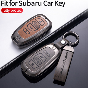 Çinko alaşım araba akıllı anahtar kılıf kapak kabuk için Subaru BRZ Forester Legacy Outback WRX STI Impreza XV Fob koruyucu Fob - Product Image 3
