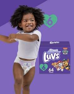 הגנה מפני דליפת רמת פרו-חד פעמי, חיתולים luvs (גודל 3,4,5,6,7) חבילת ספירה 294, הסיטונאי - Product Image 4